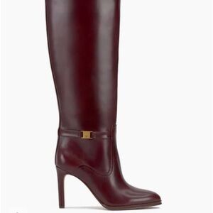 NEW Skylie Narrow Calf Boot burgundy knee high